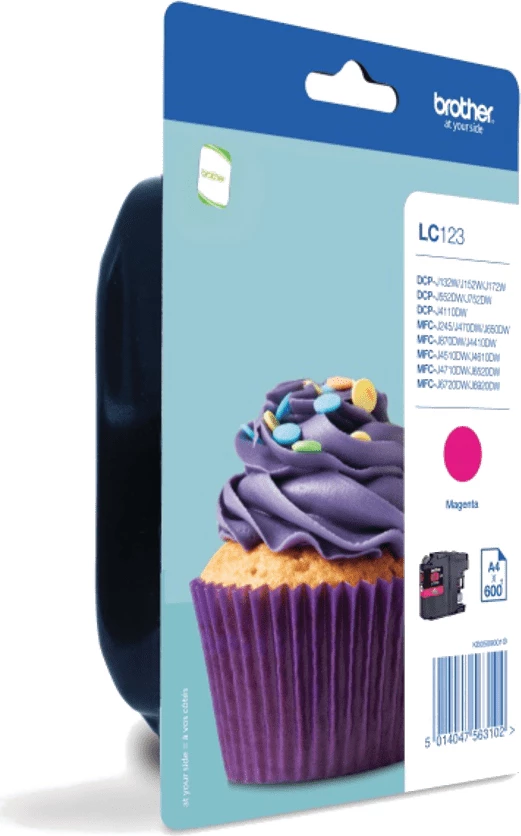 Kartush boje, Brother, LC-123MBP, standard, magenta