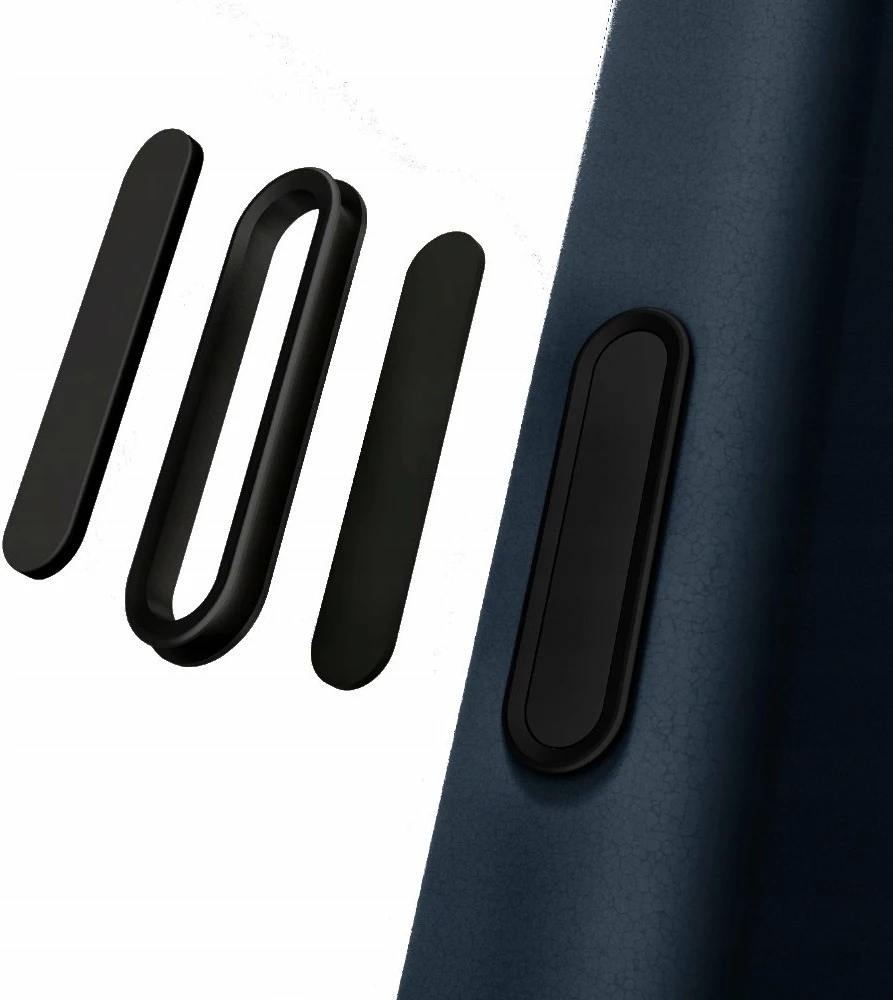 Mbështjellës Yaxo Leather Gear Slim MagSafe për iPhone 17 Pro Max, lëkurë ekologjike, Dusky Blue