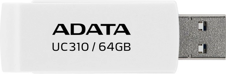 Pendrive Adata UC310 64GB, USB 3.2, Bardhë