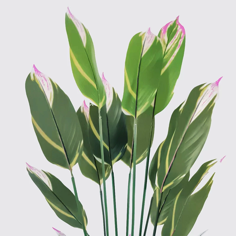 Bimë dekorative Lucky Inart, vazo e zezë, 80x180cm