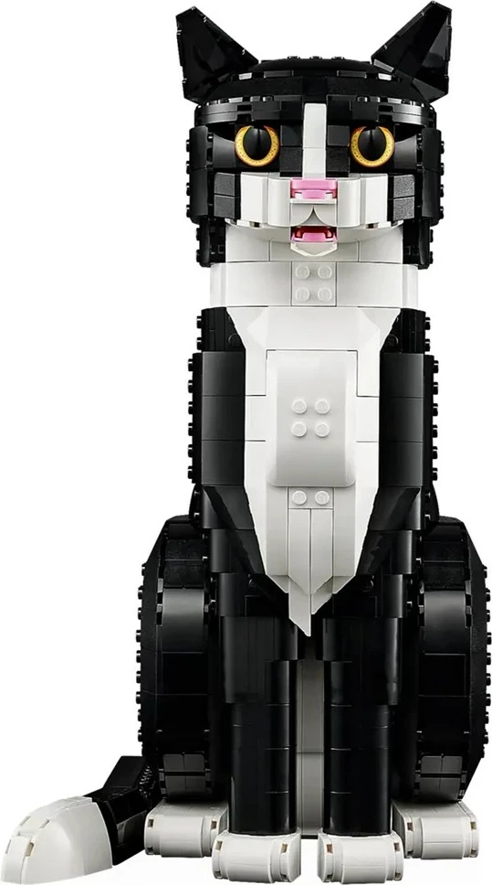 Set LEGO IDEAS 21349 Tuxedo Cat, për të rritur, Bardhë e Zi