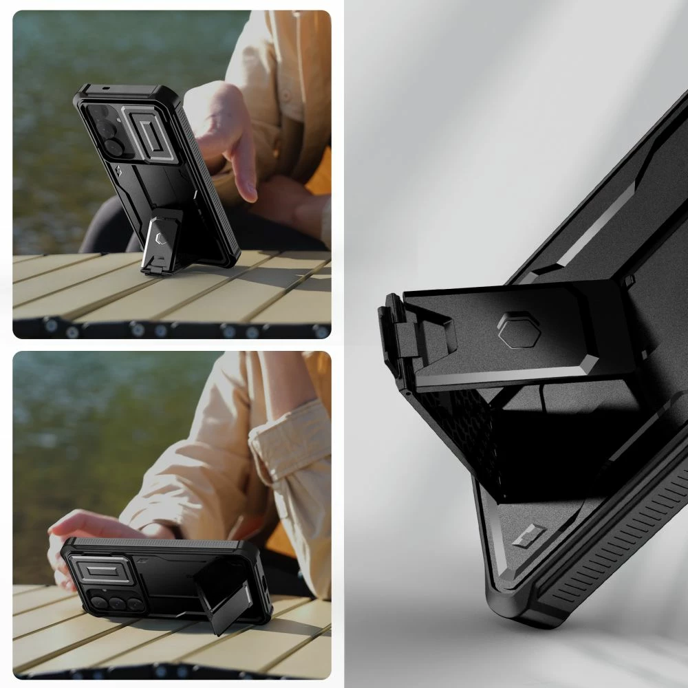 Mbështjellës Tech-Protect Kevlar Cam+ për Samsung Galaxy S25+, i zi