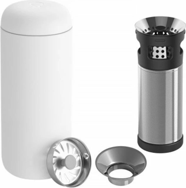 Termus Fellow Carter Move Mug 473ml, i bardhë me Carter Infuser
