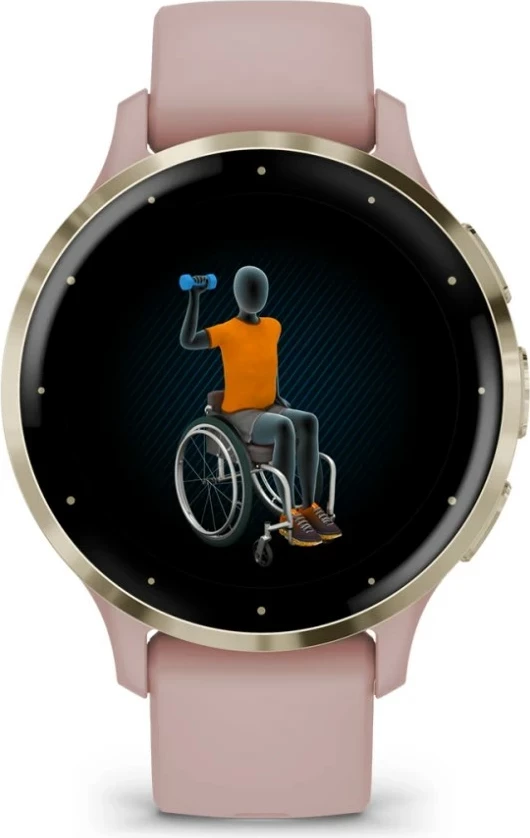 Smartwatch Garmin Venu 3S, 41 mm, AMOLED, GPS, Gold, Rose