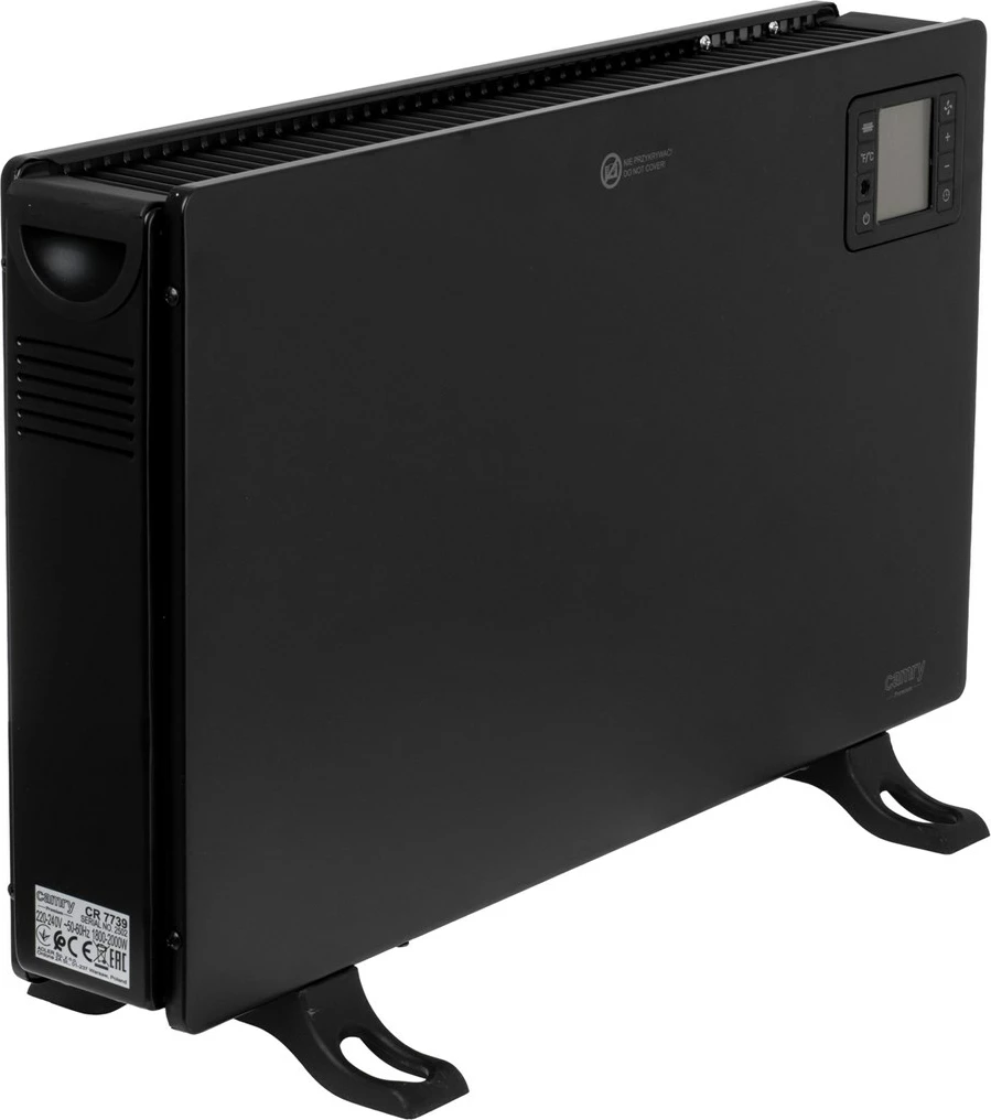 Ngrohës konvektor Adler CR 7739B me ventilator, 2000 W, i zi