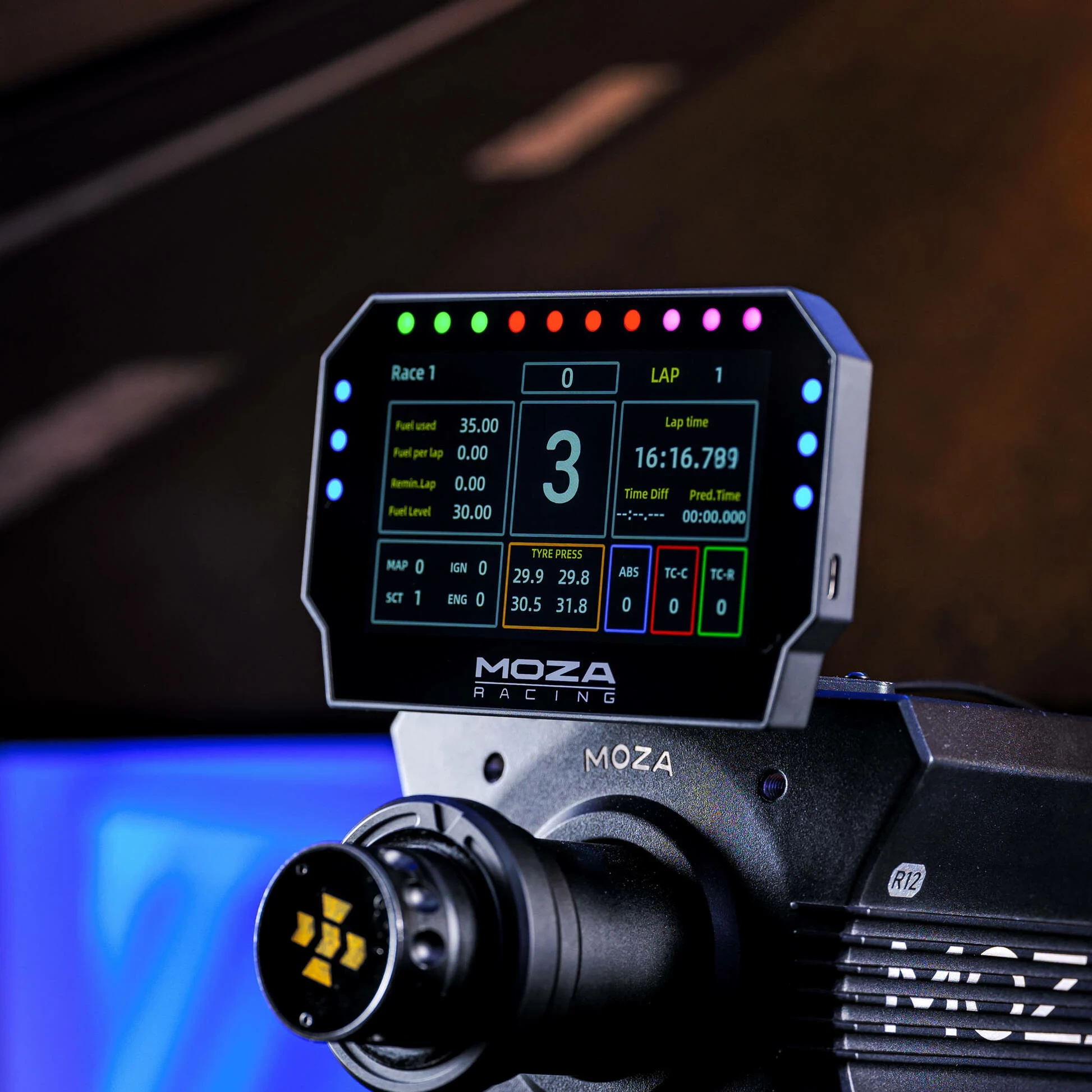 Ekran sim racing Moza CM2 RS072 5\" touchscreen 720p