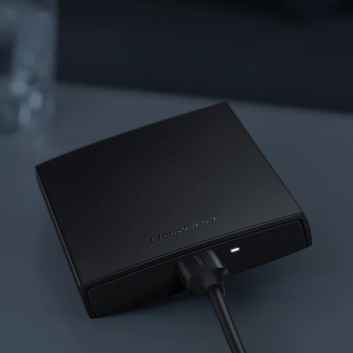 Kasë Ugreen CM237 për SSD/HDD 2.5", USB 3.0 SATA, e zezë
