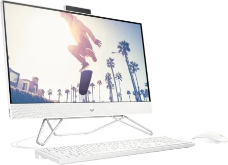 Kompjuter HP AIO 24-cb1310nh, 23.8", 8GB RAM, 512GB SSD, Intel Iris X graphics, i bardhë
