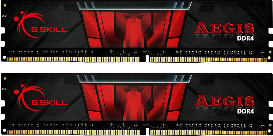 RAM Memorje G.Skill Aegis F4-3200C16D-32GIS, 32 GB, 2 x 16 GB, DDR4, 3200 MHz, 288-pin DIMM