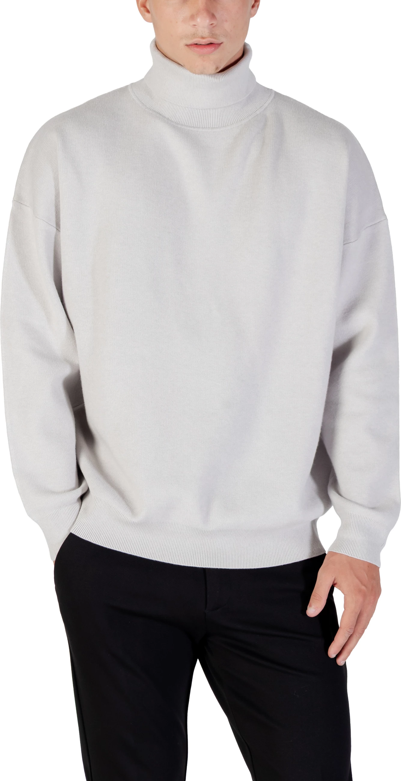 Xhemper për meshkuj Antony Morato STUTTGART RELAXED FIT MMSW01545-YA500082, gri e çelët [Madhësia: XXL]
