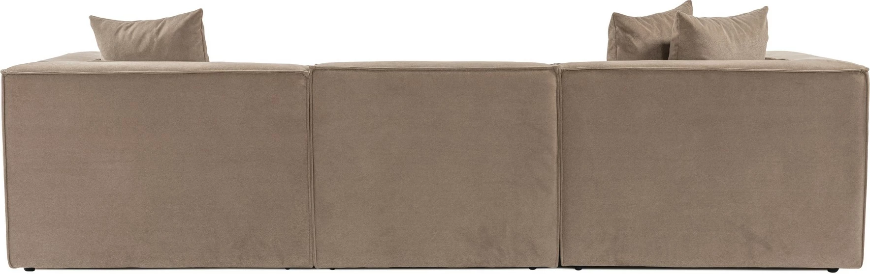 Divan treshe Atelier del Sofa, Sora 3, ngjyrë kapuçino