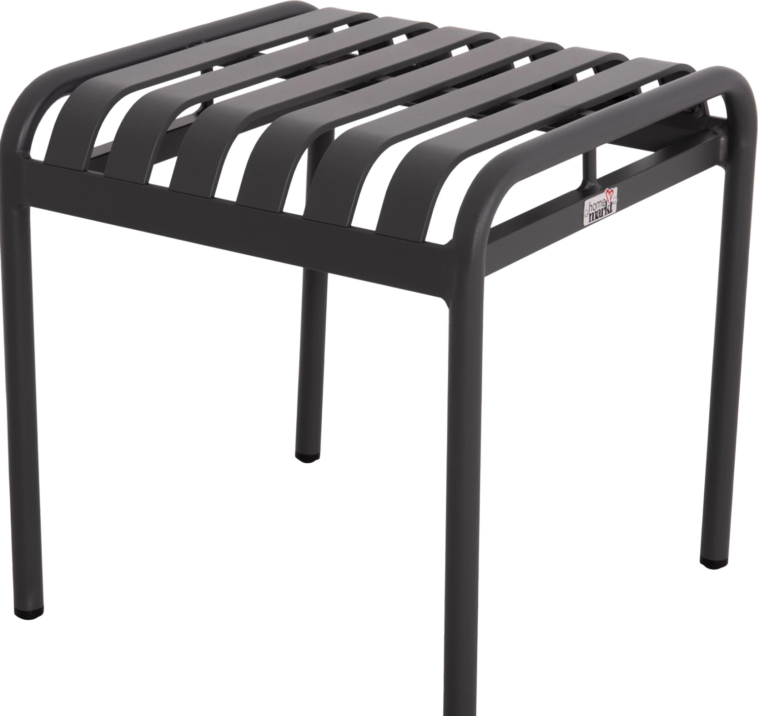 Stool i shkurtër alumini RACHEL, ngjyrë gri, FH6340.01, 45x45x46cm