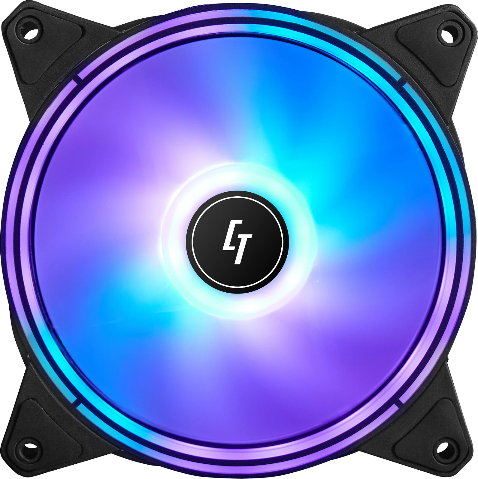 Ventilator kasë Chieftec NOVA A-RGB, 120mm, PWM, Multi RGB, i zi