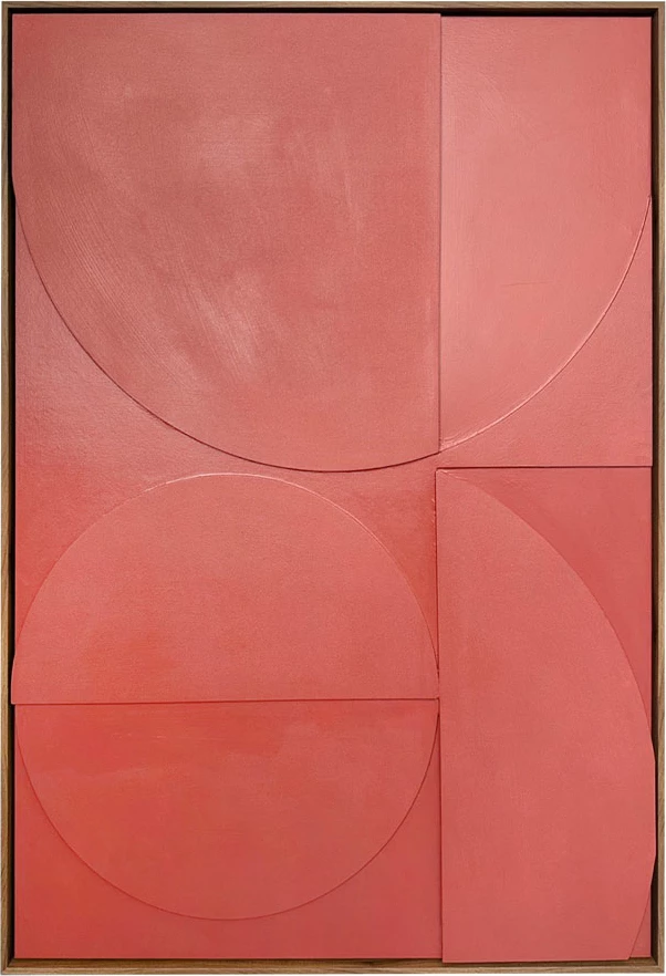 Pikturë dekorative HARMONY me kornizë, kanavacë portokalli, 82.6x4.3x122.6cm