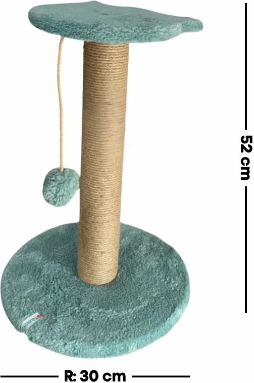 Dërrasë gërvishtëse për mace, ngjyrë turquoise, Paws & Whiskers, Miene