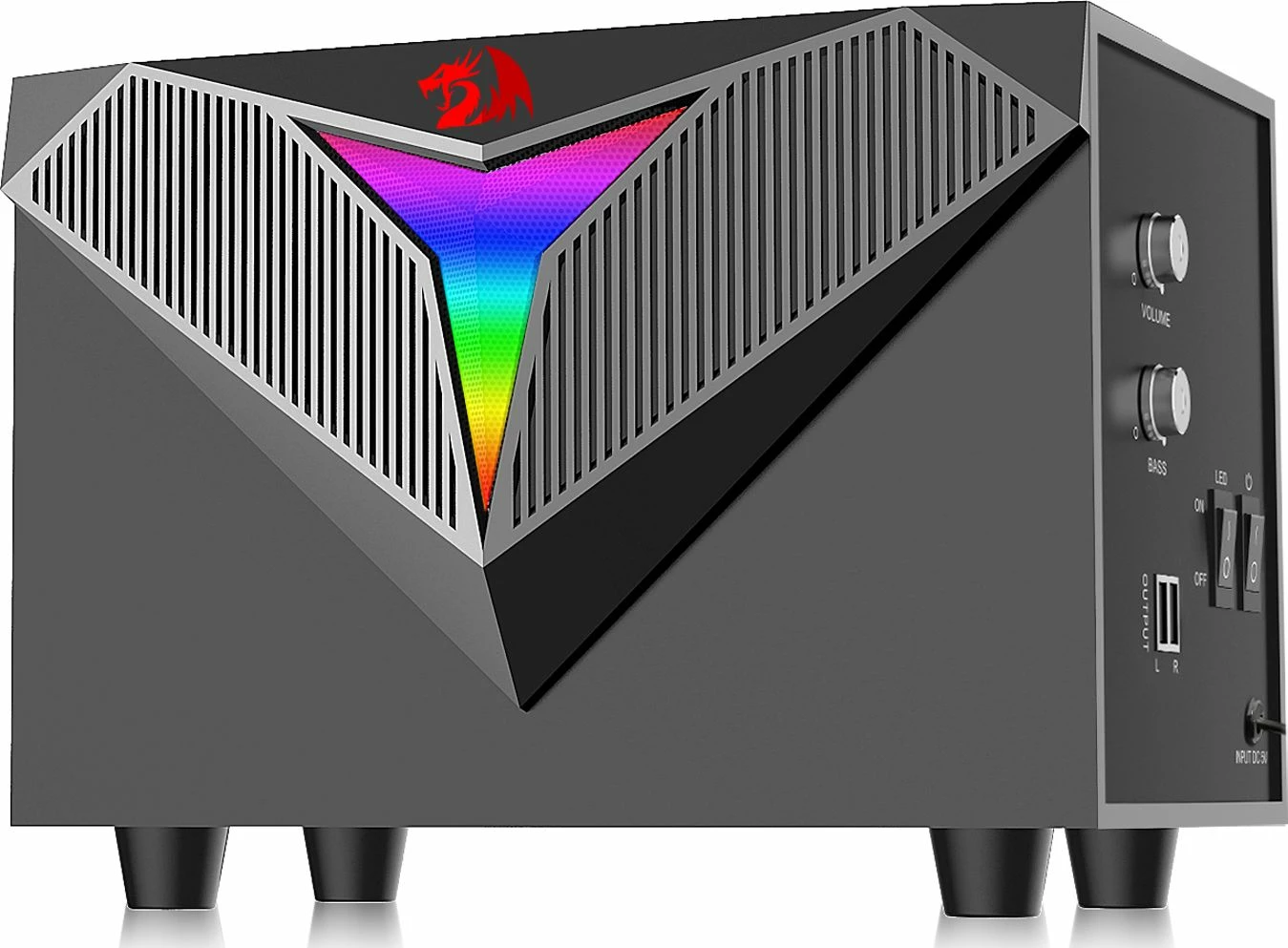 Altoparlantë për kompjuter Redragon Toccata GS700 (RED-GS700) 2.1 11W RMS RGB, të zeza