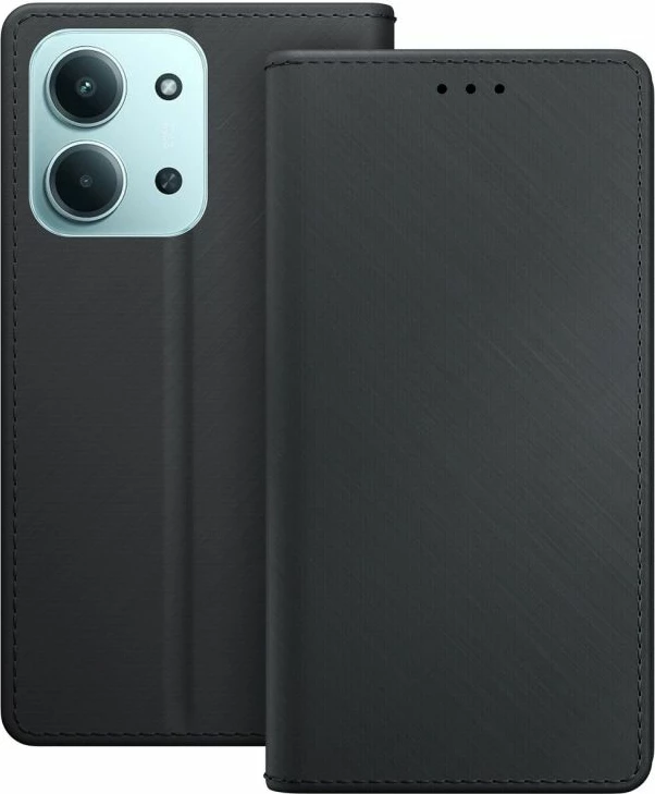 Wallet case 3mk Protection për Xiaomi Redmi 15C, e zezë