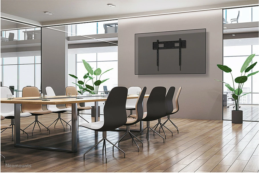Mbajtës muri për TV Neomounts LEVEL-750, 43-98", VESA 800x600, 125kg, i zi