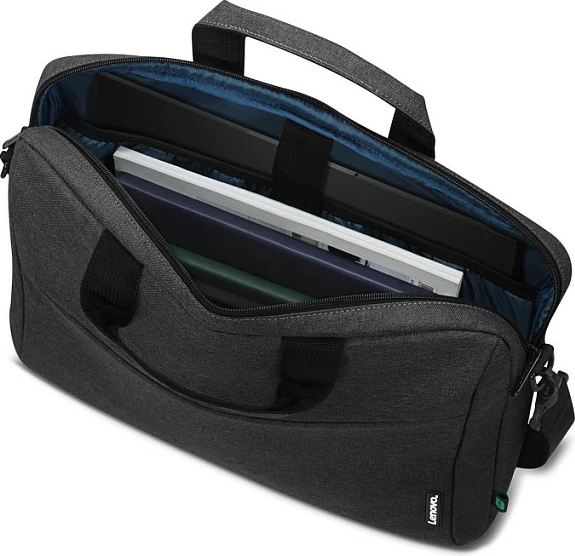 Çantë laptopi Lenovo T210, 15.6", me rrip shpatulle, e zezë