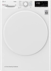 Tharëse rrobash LG RH80V3AV0N 8 kg heat pump, e bardhë
