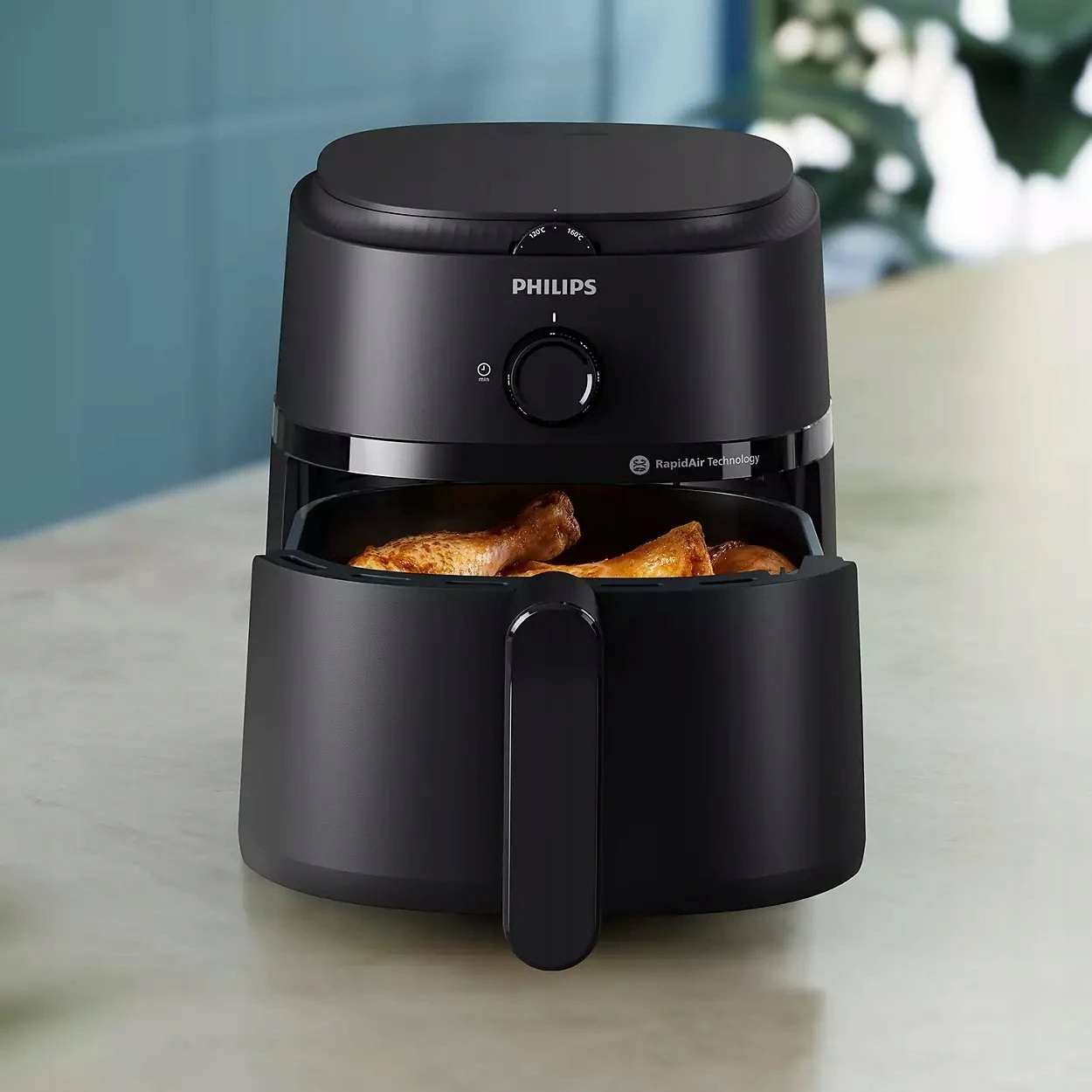 Fritezë me ajër Philips Series 1000 NA120/00, 4.2L, 1500W, e zezë