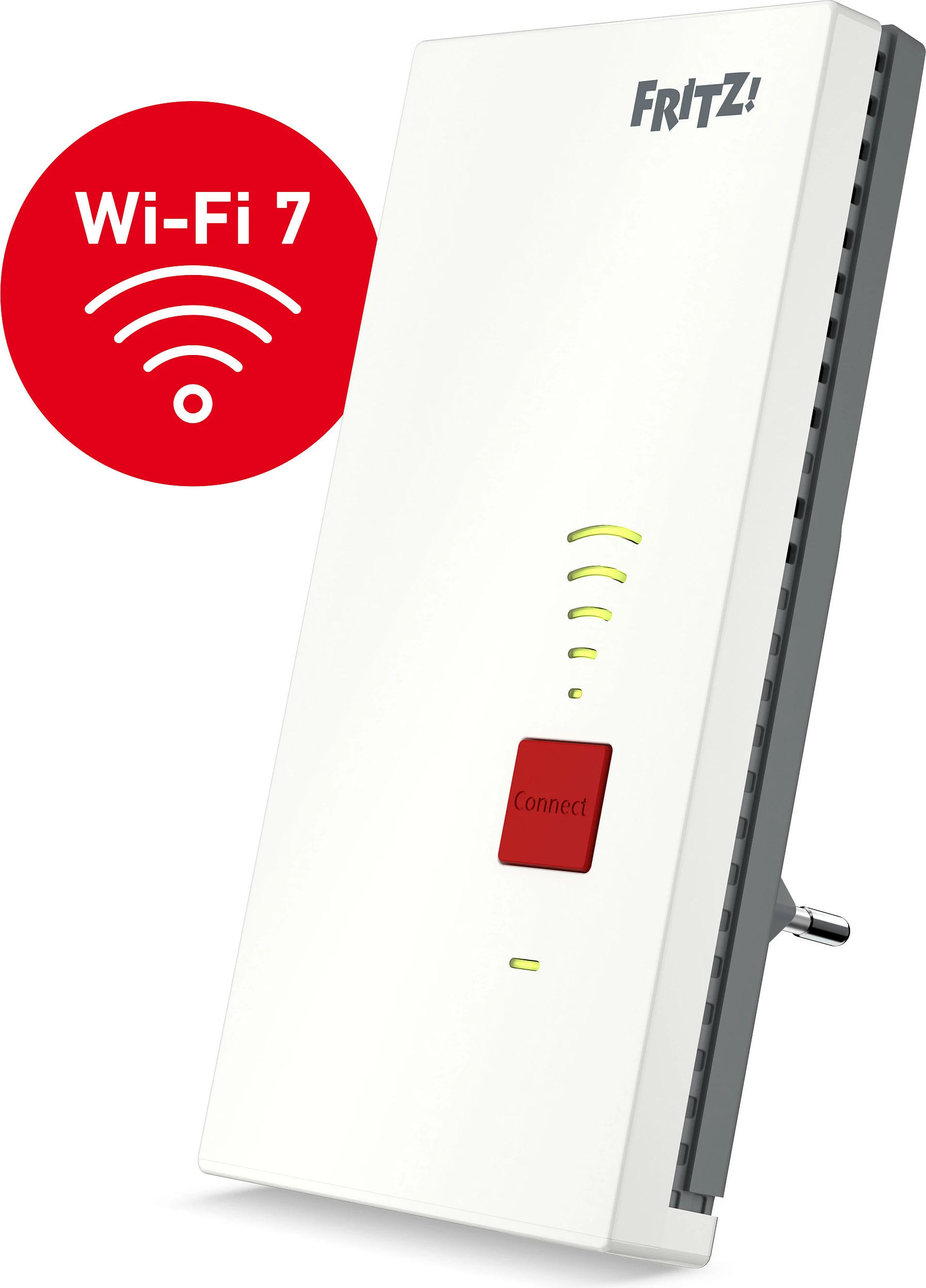Repeater Wi‑Fi FRITZ! Mesh Set 2700, Wi‑Fi 7, 6.5 Gbit/s, 2 copë, i bardhë/gri