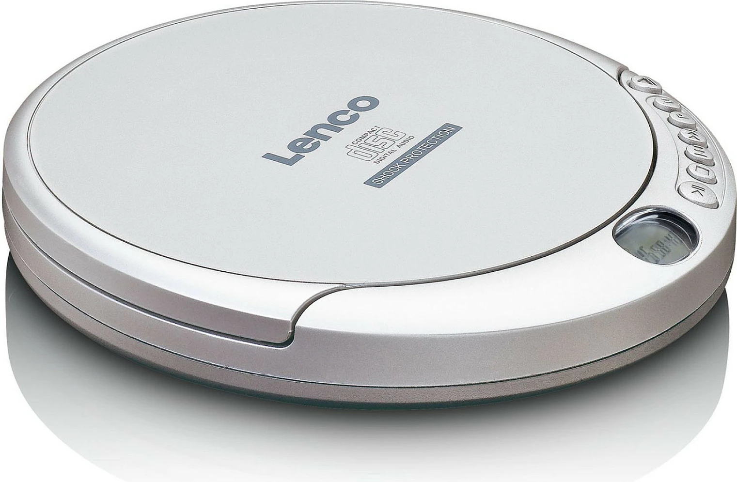 CD player Lenco CD-201, MP3, LCD, kufje, argjend