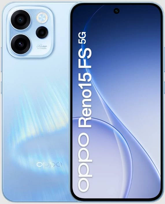 Celular OPPO Reno 15FS 8GB 512GB 5G Aurora Blue
