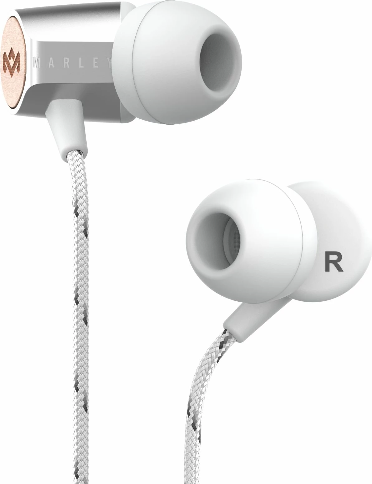 Kufje in-ear House of Marley Uplift 2.0, 3.5mm, me mikrofon, argjend