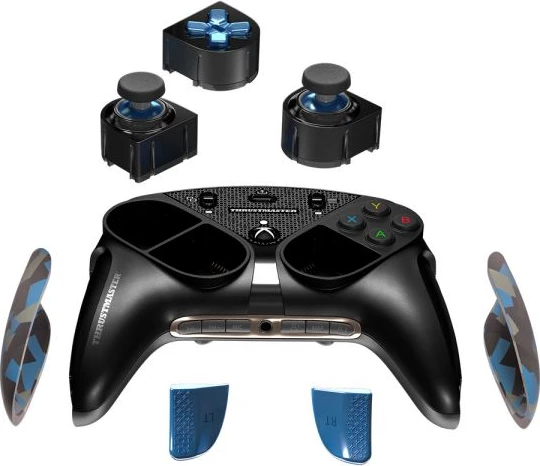 Set modulash për kontrollor, Thrustmaster ESWAP X Blue Color Pack WW, 7 module + 2 kapakë mini-stick, kamuflazh blu