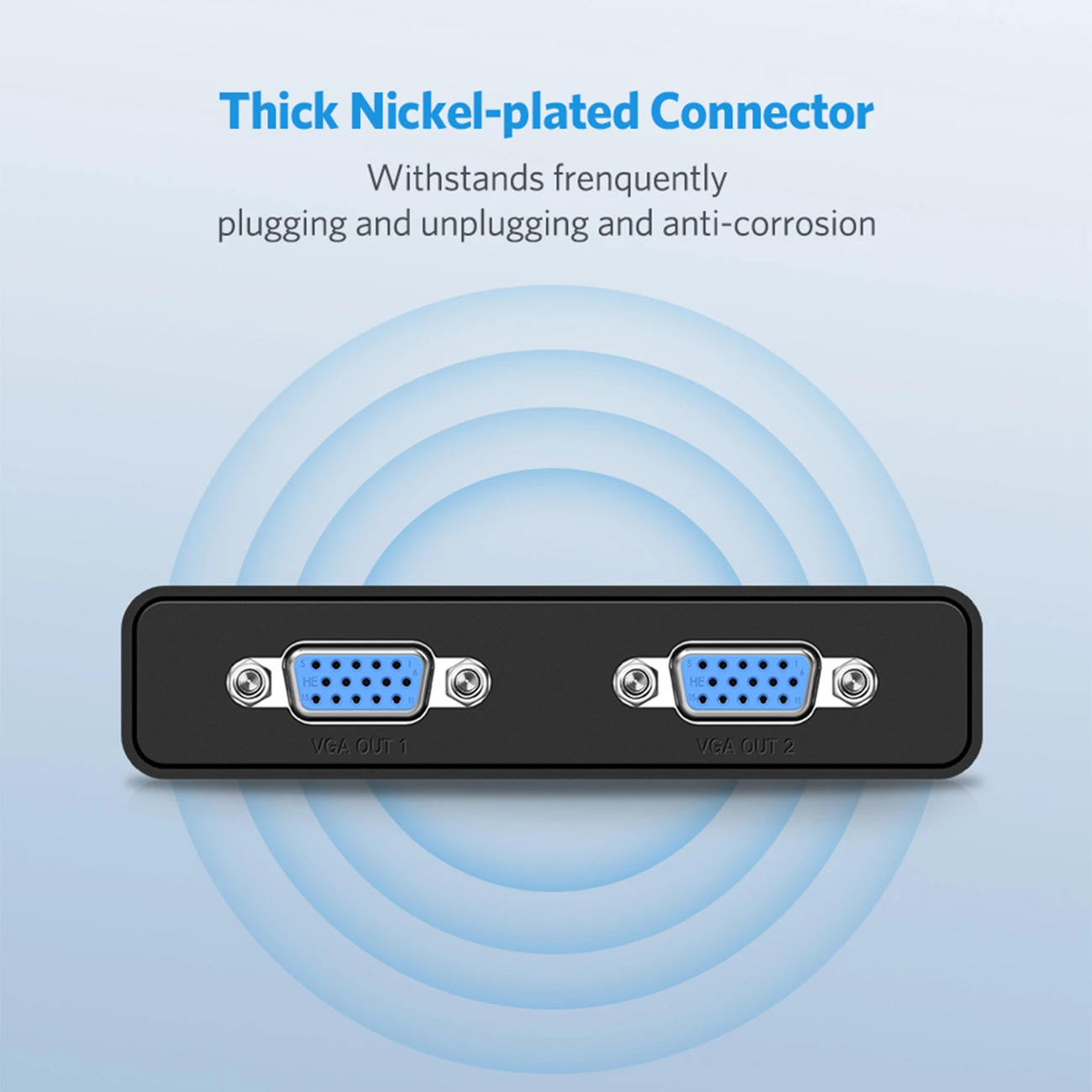 Splitter VGA Ugreen 40254, 1x2, 1920x1440 60Hz, 1m, i zi