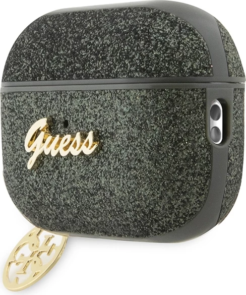 Mbështjellës Guess 4G Glitter Flake për AirPods Pro 2, me varëse, Jeshil