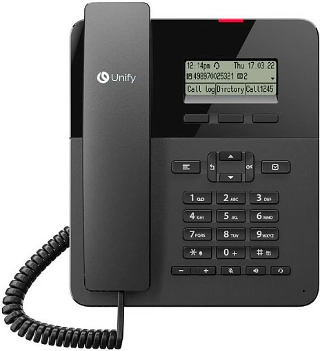 Telefon zyre Unify OpenScape CP110, VoIP/IP, ekran 3 rreshta, speakerphone, i zi