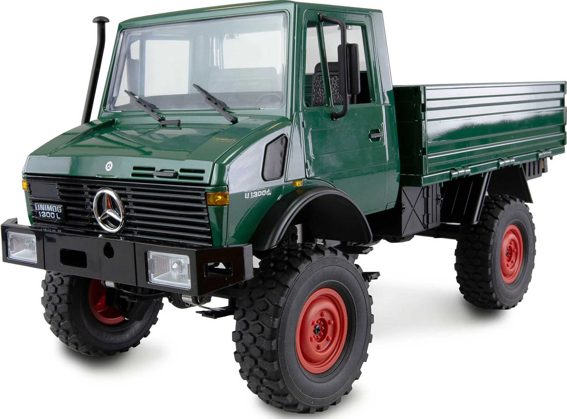 Kamion RC AMEWI Unimog 1:12, 4WD, 2.4GHz, bateri Li-Ion 1200mAh, i gjelbër