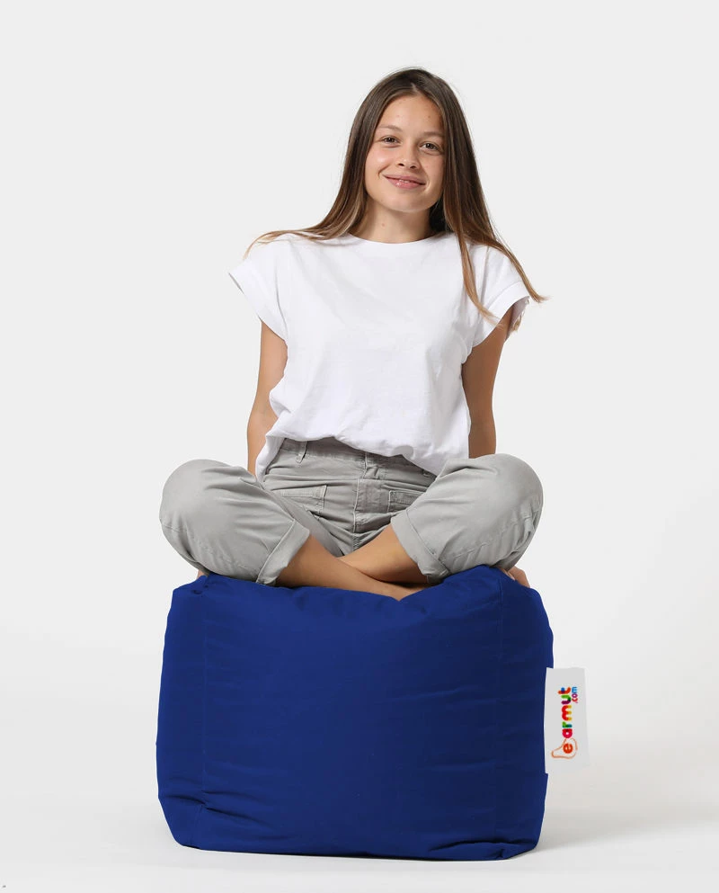 Puf kopshti katror, ngjyrë kaltër, Atelier del Sofa