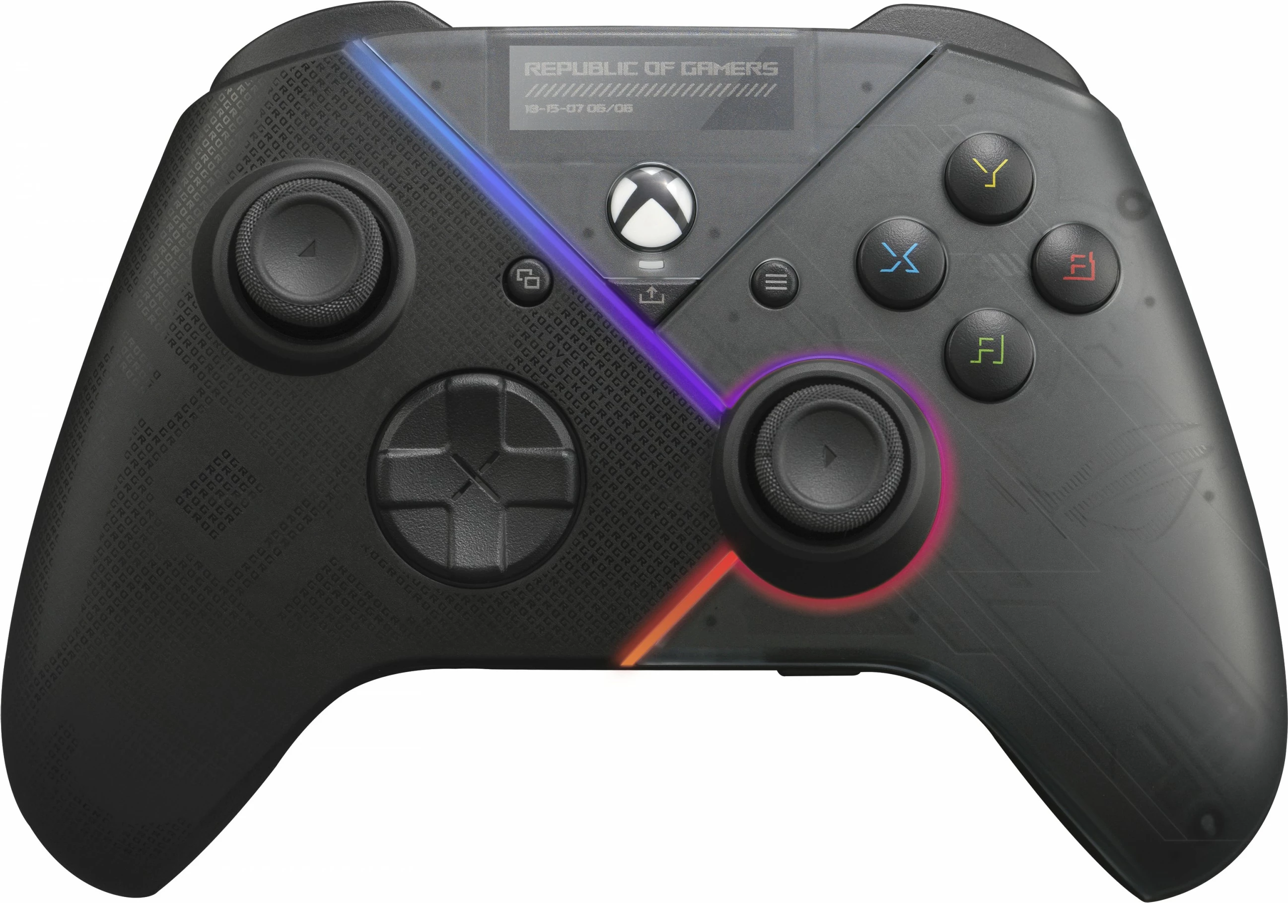 Gamepad ASUS ROG Raikiri, PC/Xbox, me kabllo, multi backlight, i zi