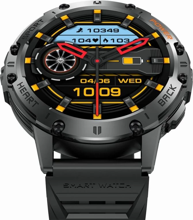 Smartwatch Gravity për të gjithë, e zezë