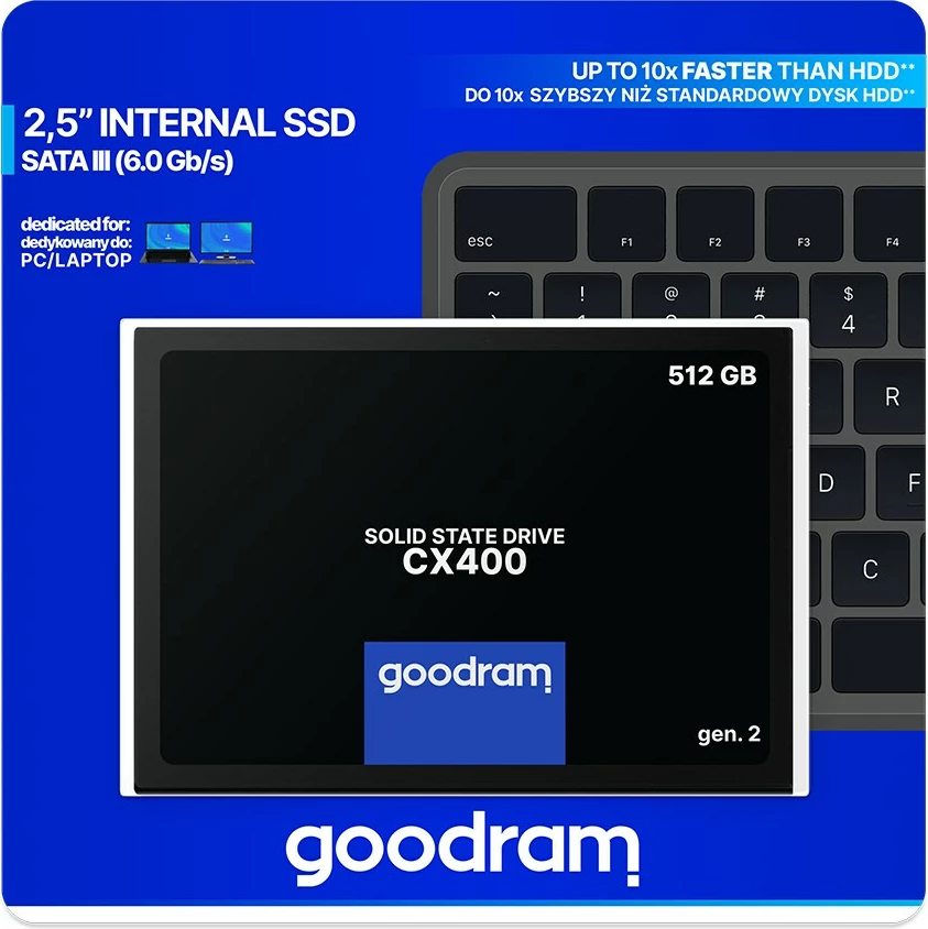 SSD Goodram CX100, 2.5'', 512GB