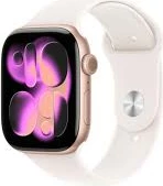 Smartwatch Apple Watch Series 11 GPS + Cellular 46mm, kasë aluminiumi, Sport Band Light Blush, Rose Gold/Light Blush