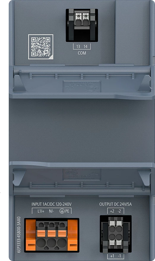 Furnizues rryme Siemens SIMATIC PM1207 6EP3333-4SB00-3AX0, 120 W, 24V, 1-fazë, gri