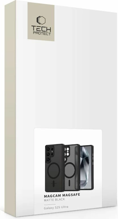 Mbështjellës Tech-Protect MagCam MagSafe për Samsung Galaxy S25 Ultra, i zi