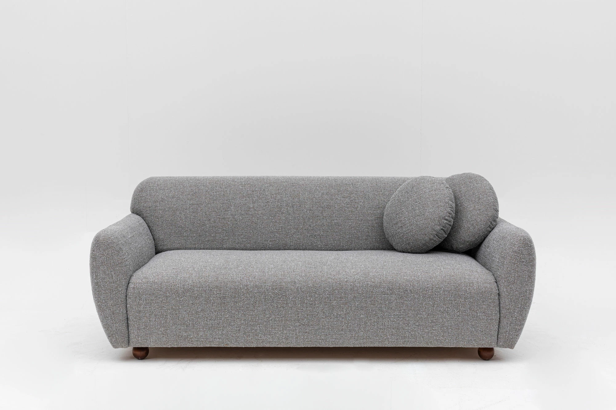 Divan treshe, ngjyrë gri e çelët, Atelier del Sofa, Eddy