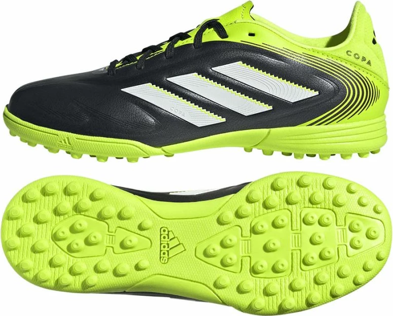 Atlete futbolli për fëmijë adidas, të zeza dhe të gjelbra [Madhësia: 37 1/3]
