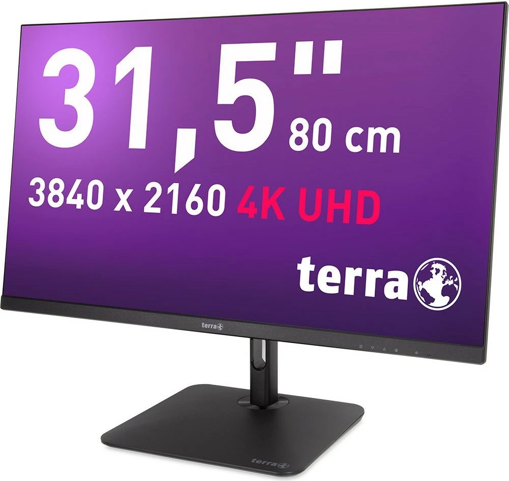 Monitor Terra 3030234, 31.5", 4K Ultra HD, LCD, i zi