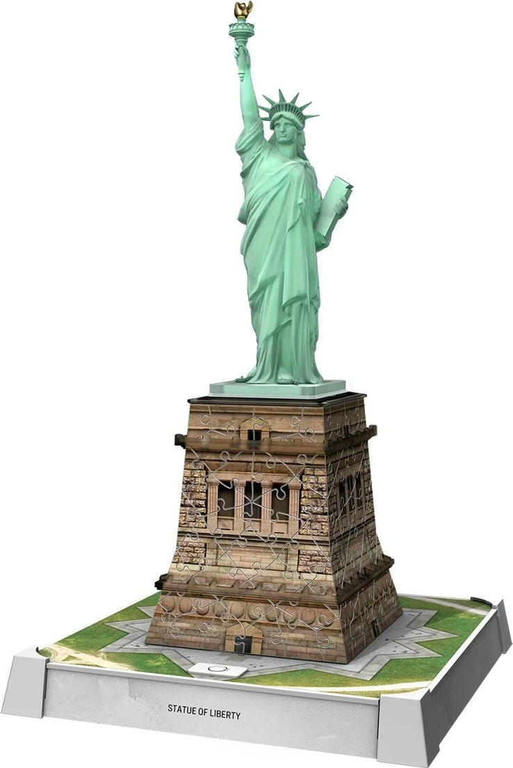 Puzzle 3D Ravensburger Statue of Liberty, 128 pjesë, plastik