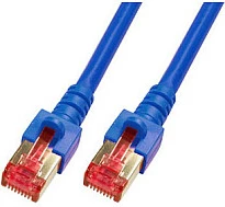 Kabllo rrjeti EFB Elektronik Cat6 S/FTP 0.25m, RJ-45 në RJ-45, blu