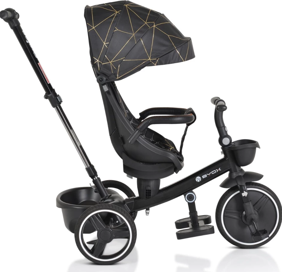 Triçikletë Cangaroo Fusion, e zezë