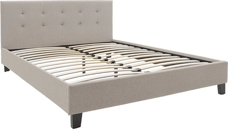 Krevat dopio Mago, stof fildishi, 150x200cm