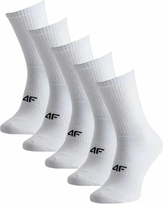Çorape meshkujsh 4F M481 set 5 copë, të bardha