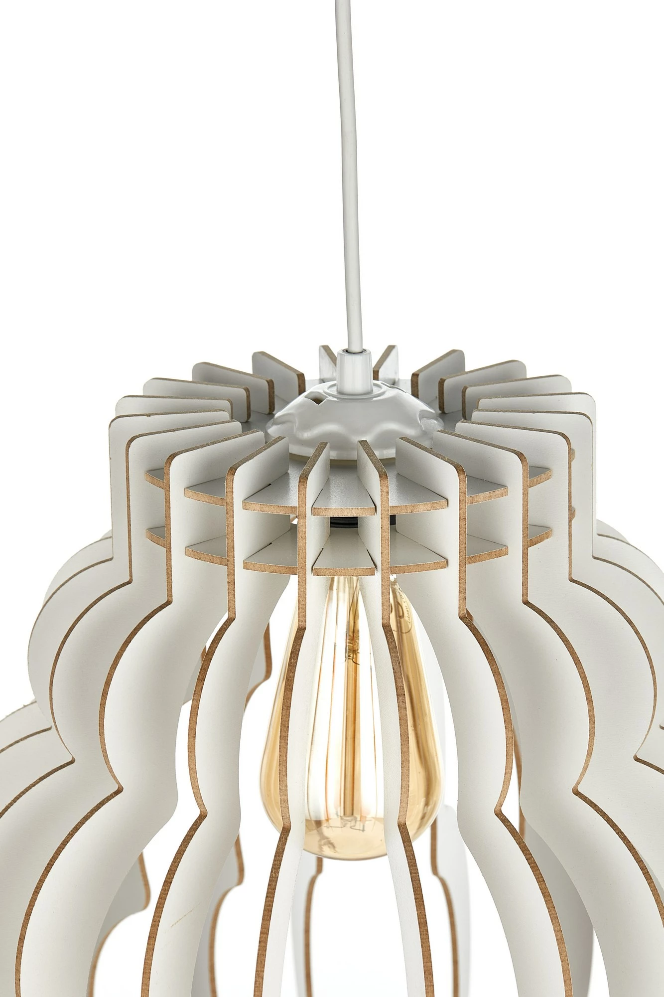 Llambë tavani Opviq, dizajn Cloudy, e bardhë